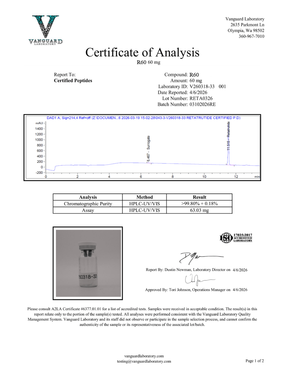 R60 60MG COA